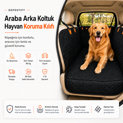 Araba Arka  Koltuk Hayvan  Koruma Kılıfı